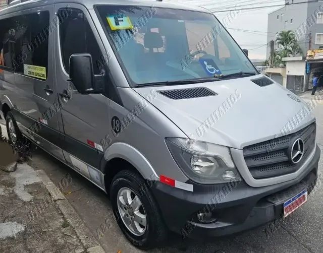 Sprinter Mb 415 Ano 2018 Pack Luxo Otimo Estado! Ref.91 - Foto 2
