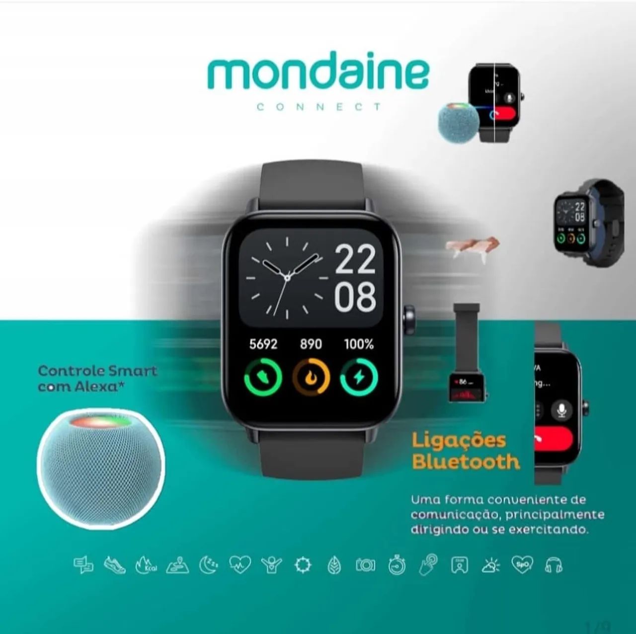 Smartwatch Com Assistente de Voz Alexa - Foto 3