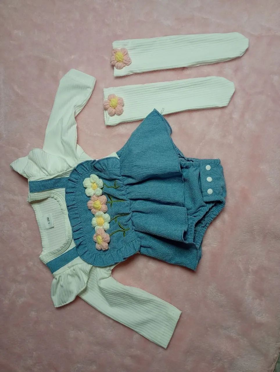 Combo: 3 conjuntos Menina P e M - Foto 3