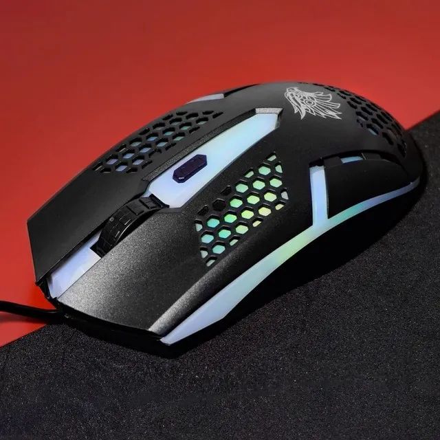 Mouse Gamer Multicolor 2400dpi M44j Kmex *ENTREGA GRÁTIS* - Foto 3