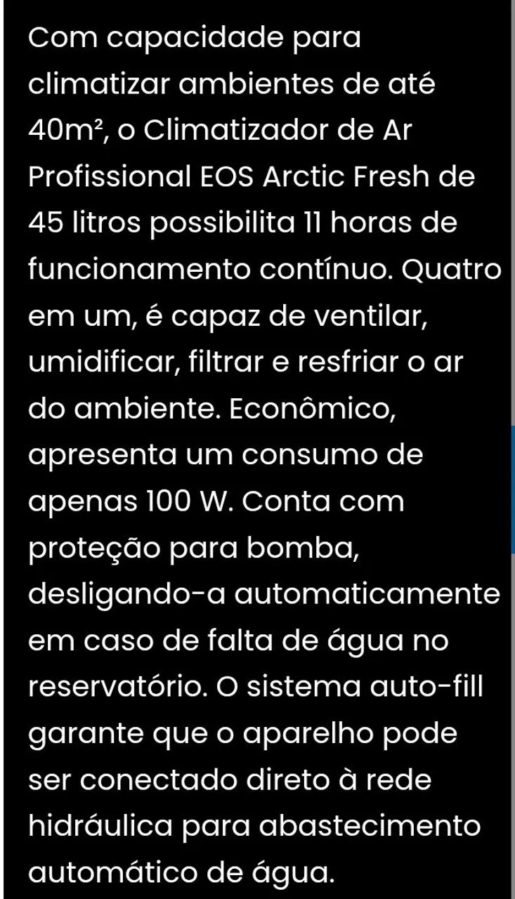 Climatizador de ar 45L - Foto 3