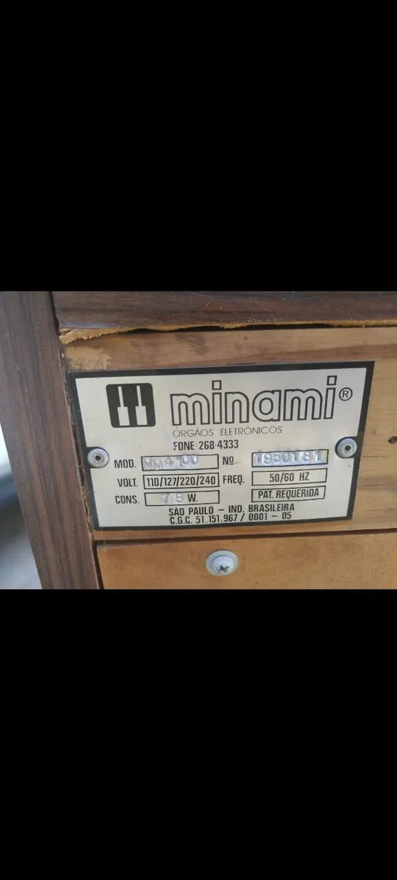 Órgão Minami  - Foto 2