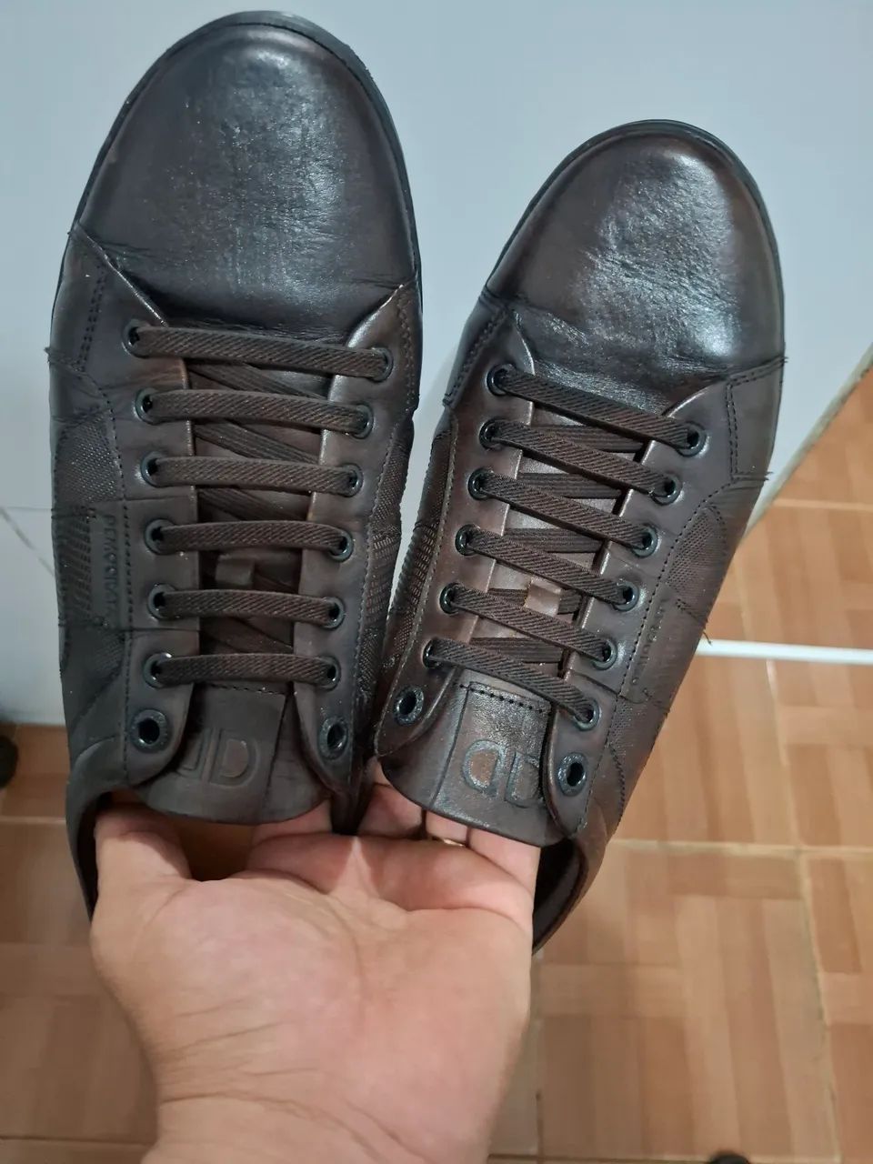 Sapatenis democrata couro legítimo 41 - Foto 4