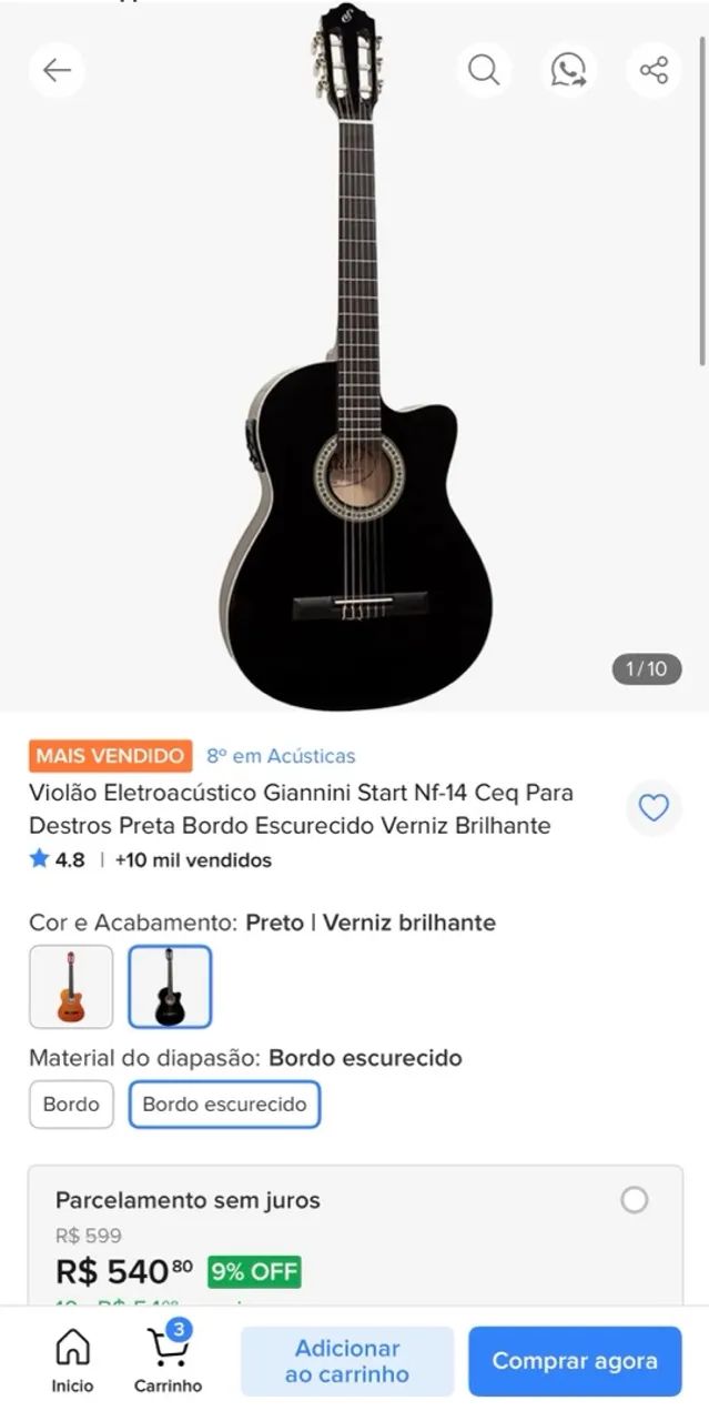 Violão  - Foto 4