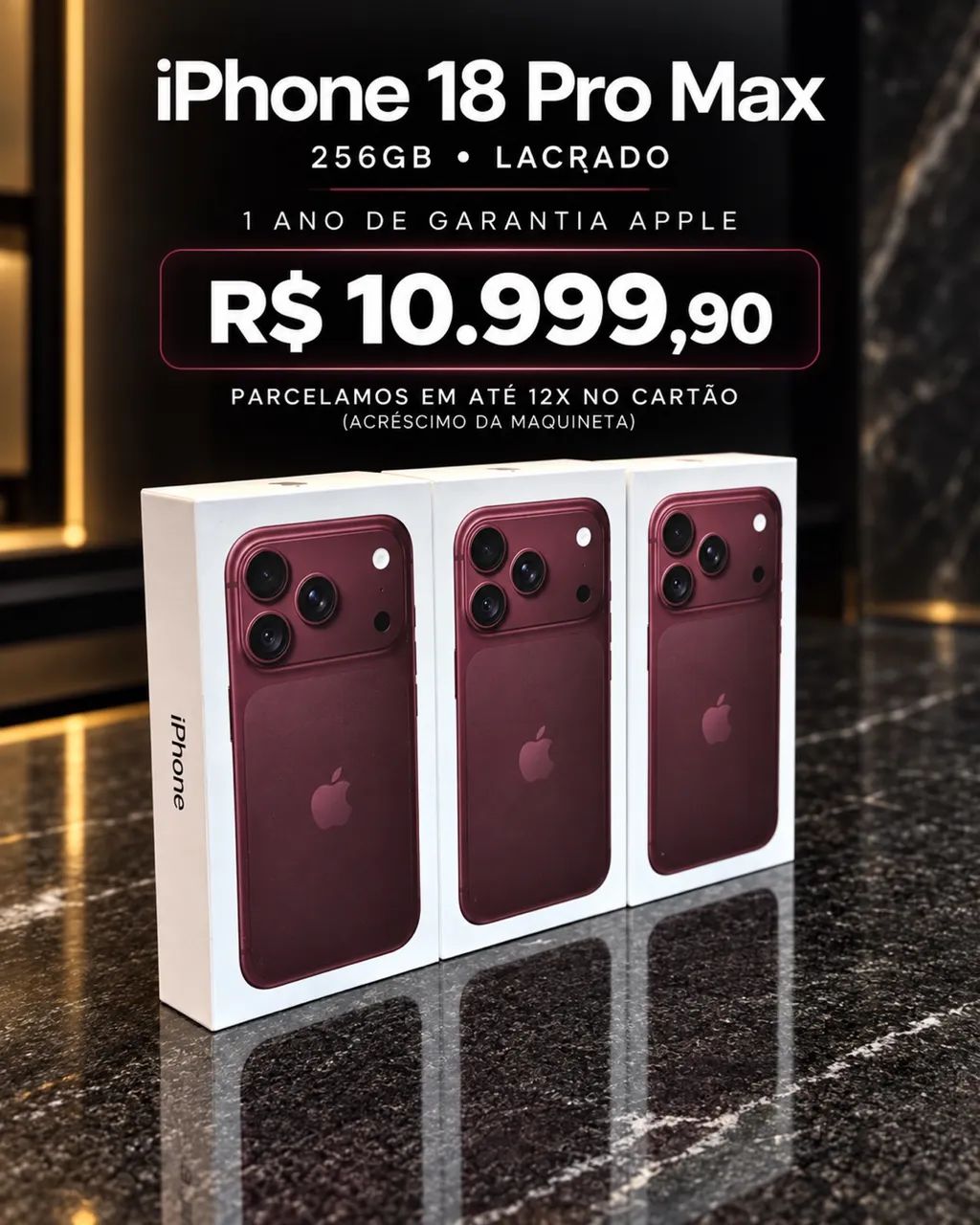 iPhone 18 Pro Max 256gb Lacrado 