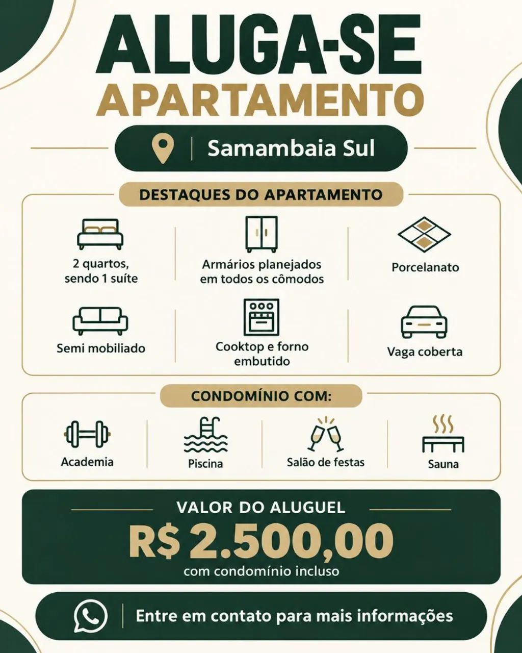 Alugo apartamento Samambaia Sul 2 quartos