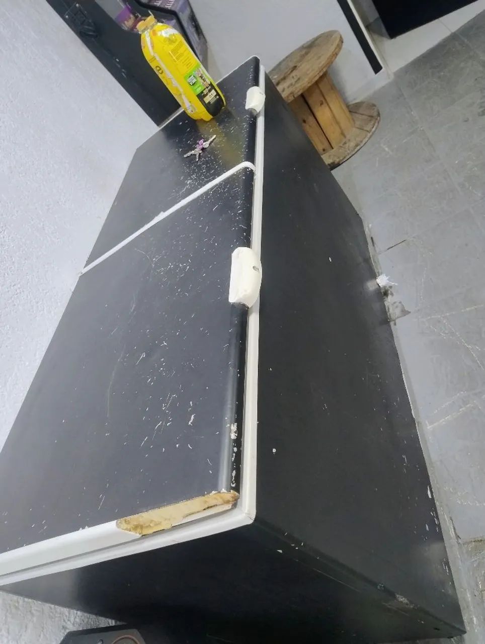 freezer horizontal com defeito  - Foto 3