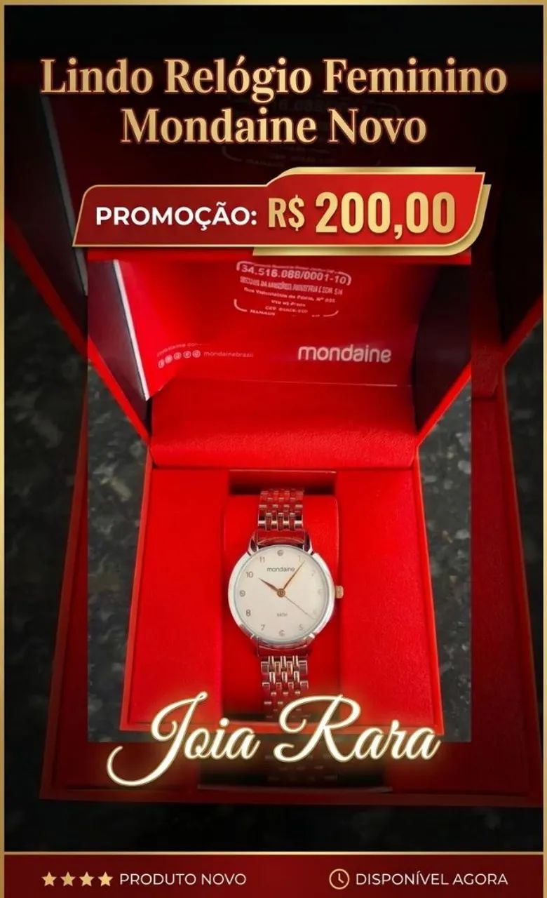 Relógio Feminino Mondaine
