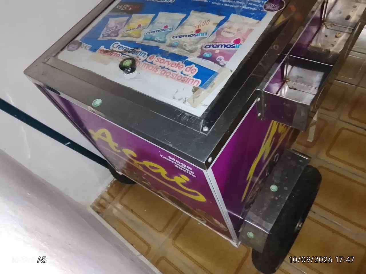Carrinho de açaí 