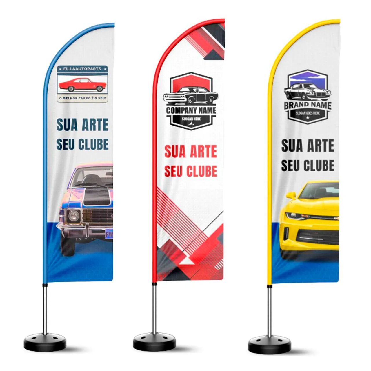 Wind Banner Bandeira Personalizado  - Foto 2