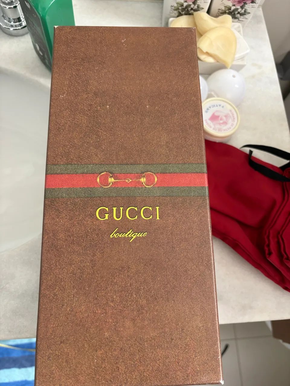 Caixa Gucci Boutique 32x15cm