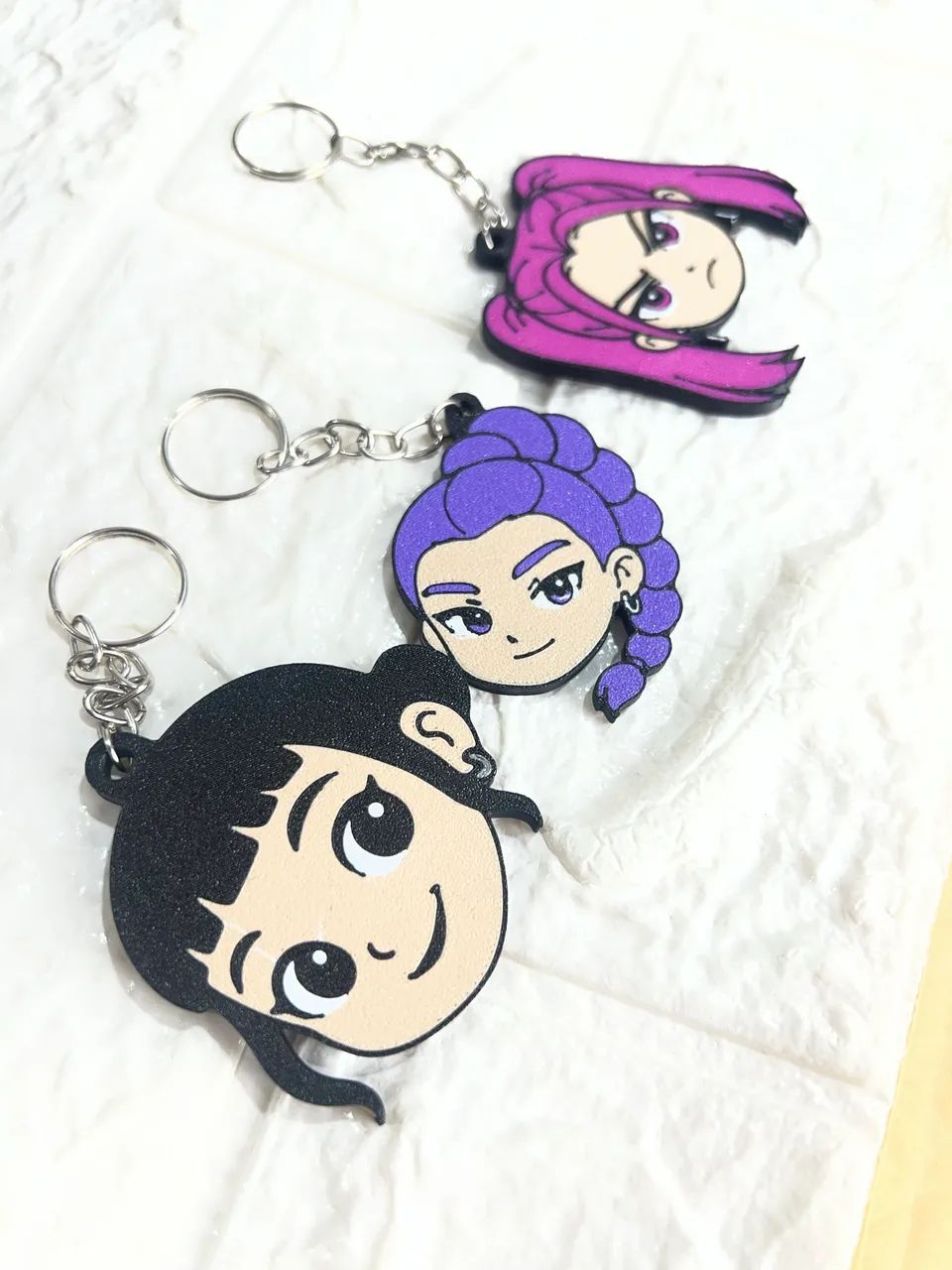 Kit 3 chaveiro guerreiras do K-pop