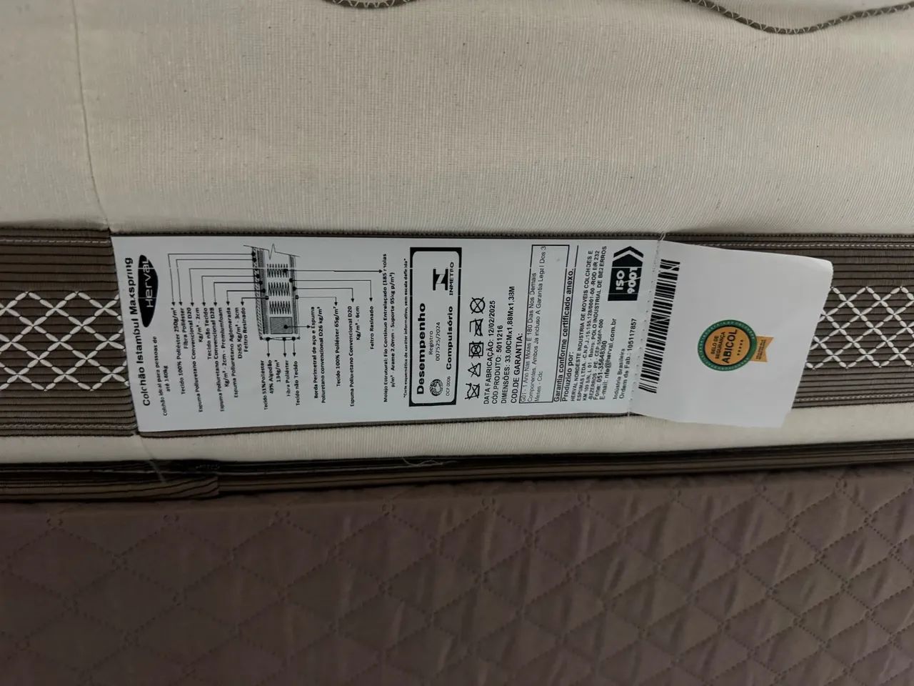 Cama Box Casal Herval Istambul Maxspring - Completa - Foto 4