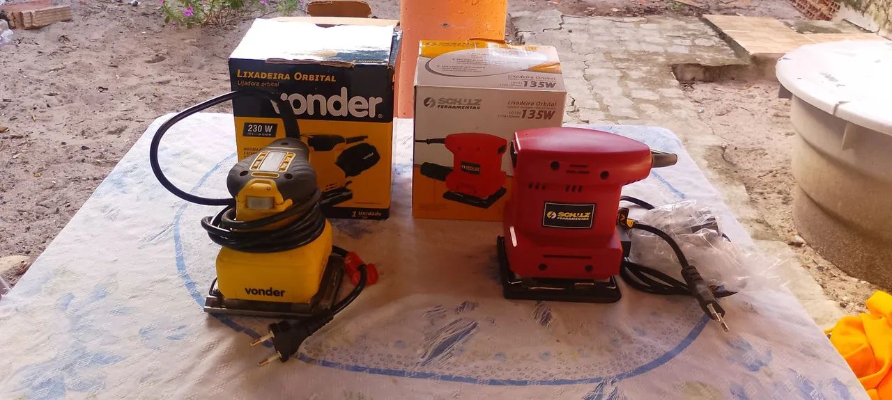 Vendo 02 lixadeiras orbital 