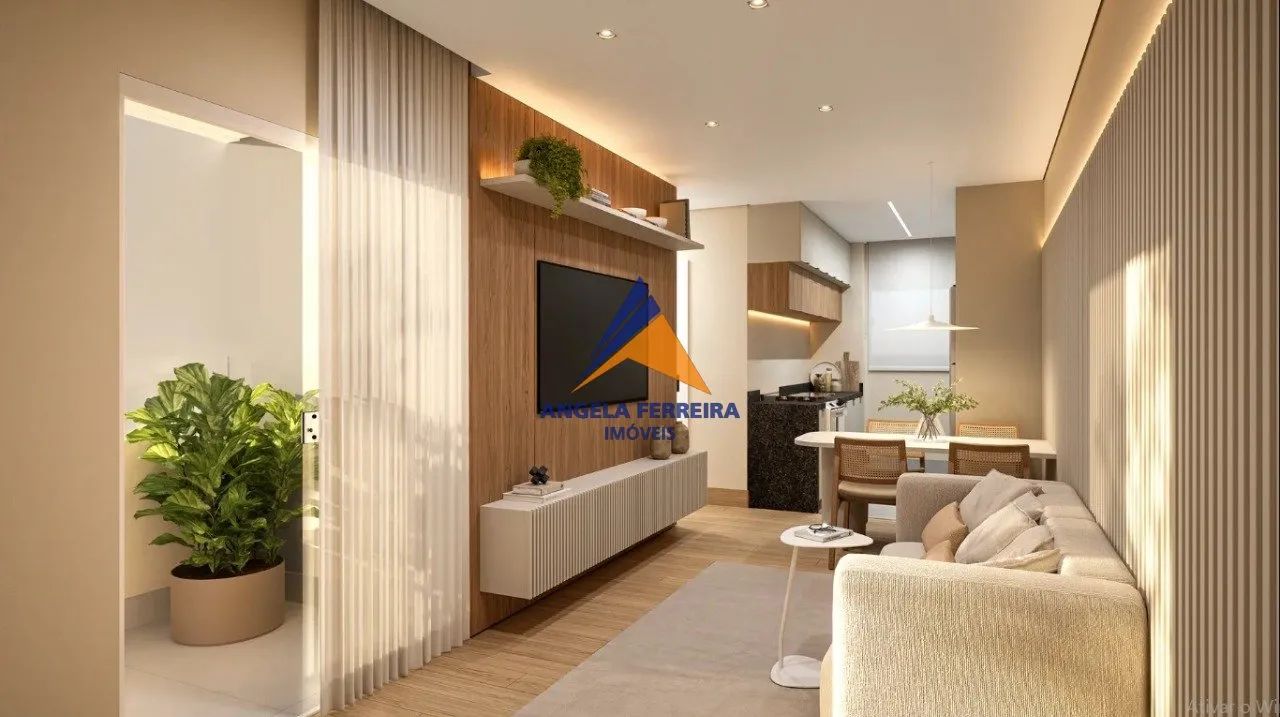 Apartamento tipo com varanda, 2 quartos, 1 suíte, 1 vaga de garagem com 51,76 mts e possib - Foto 2