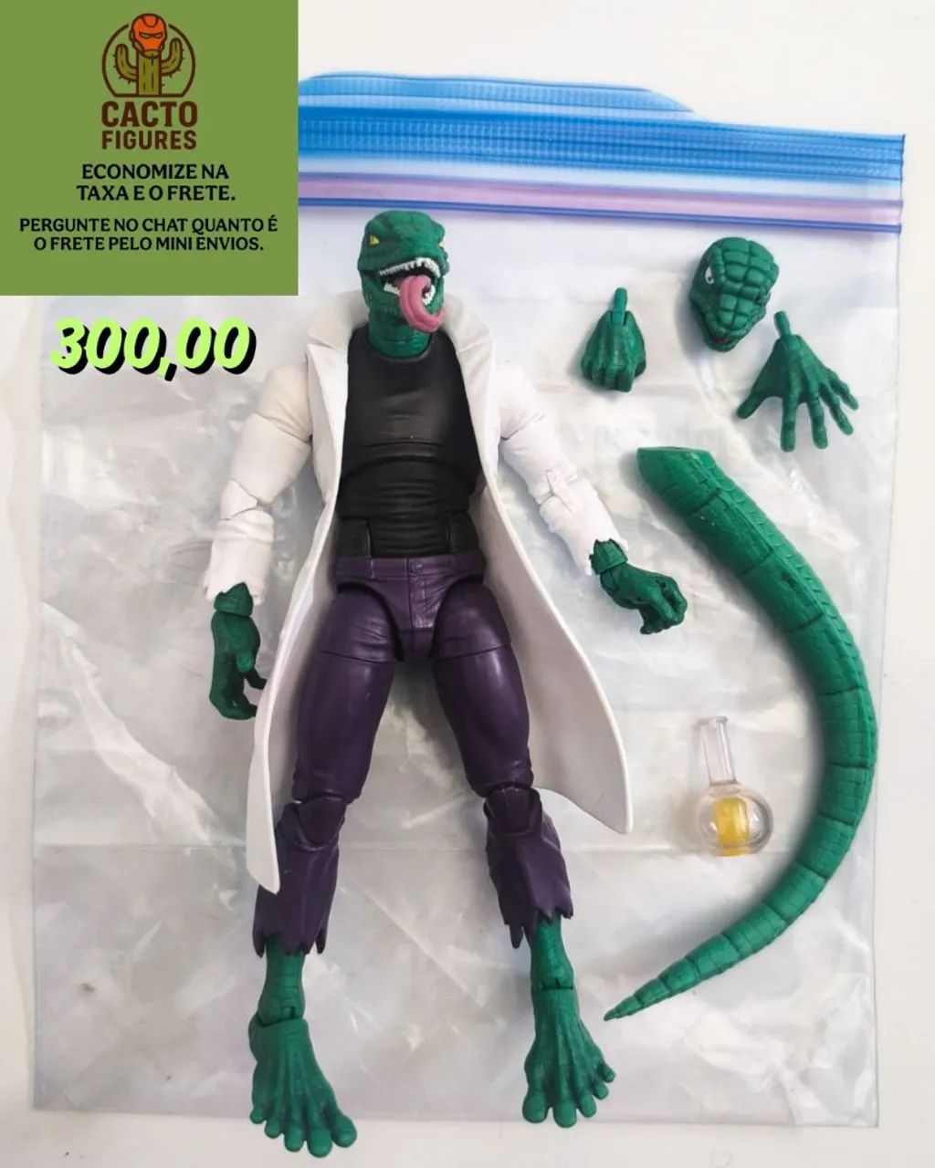 MARVEL LEGENDS LAGARTO HOMEM-ARANHA RETRO CLÁSSICO