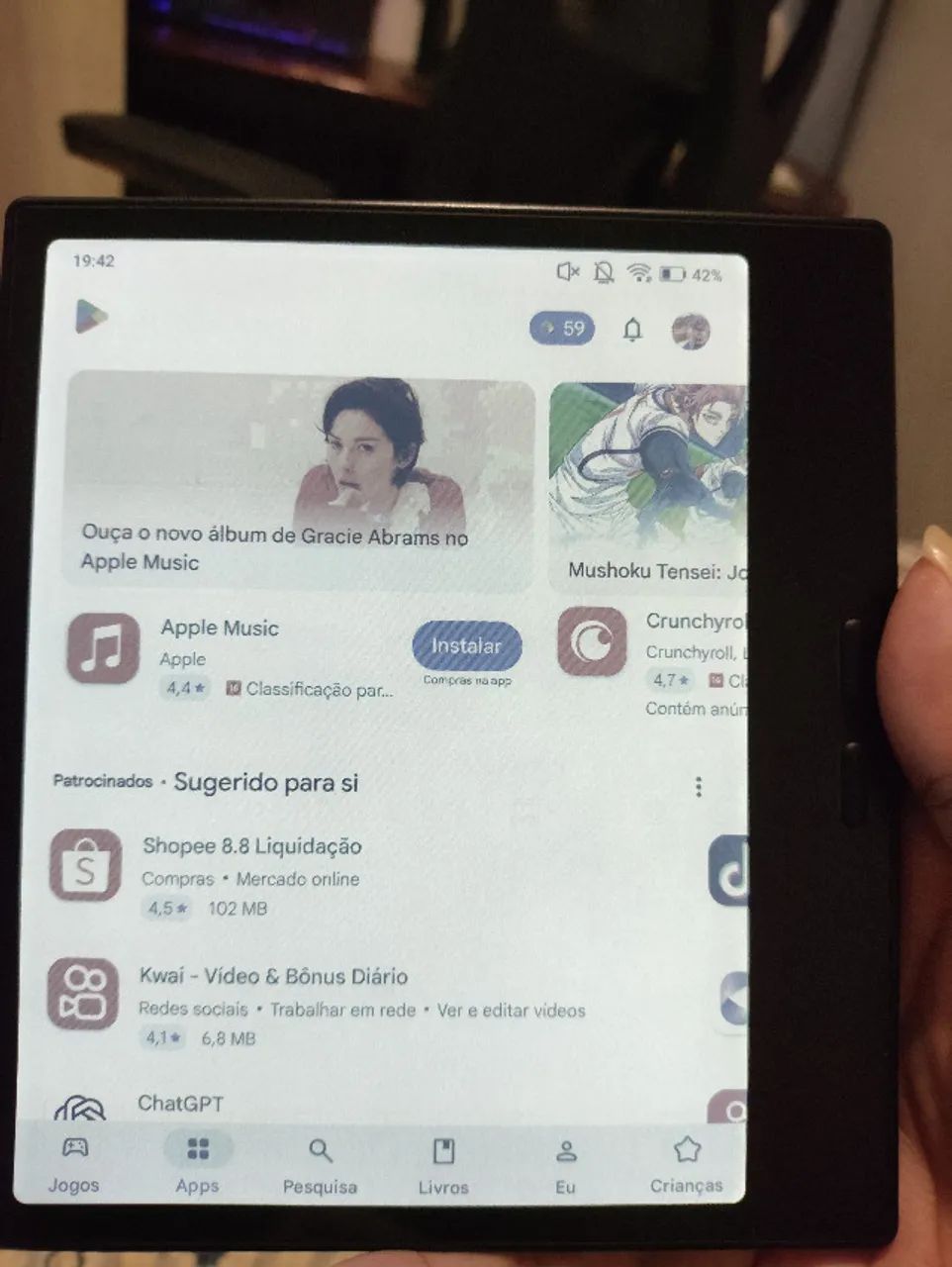 E-reader Onyx Boox Go Color 7 - Tela Colorida E-Ink + Android (Play Store) - Foto 3