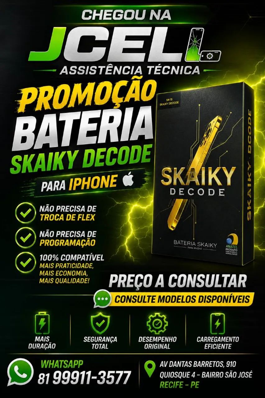 BATERIA TODOS IPHONE SEM MENSAGEM  - Foto 3