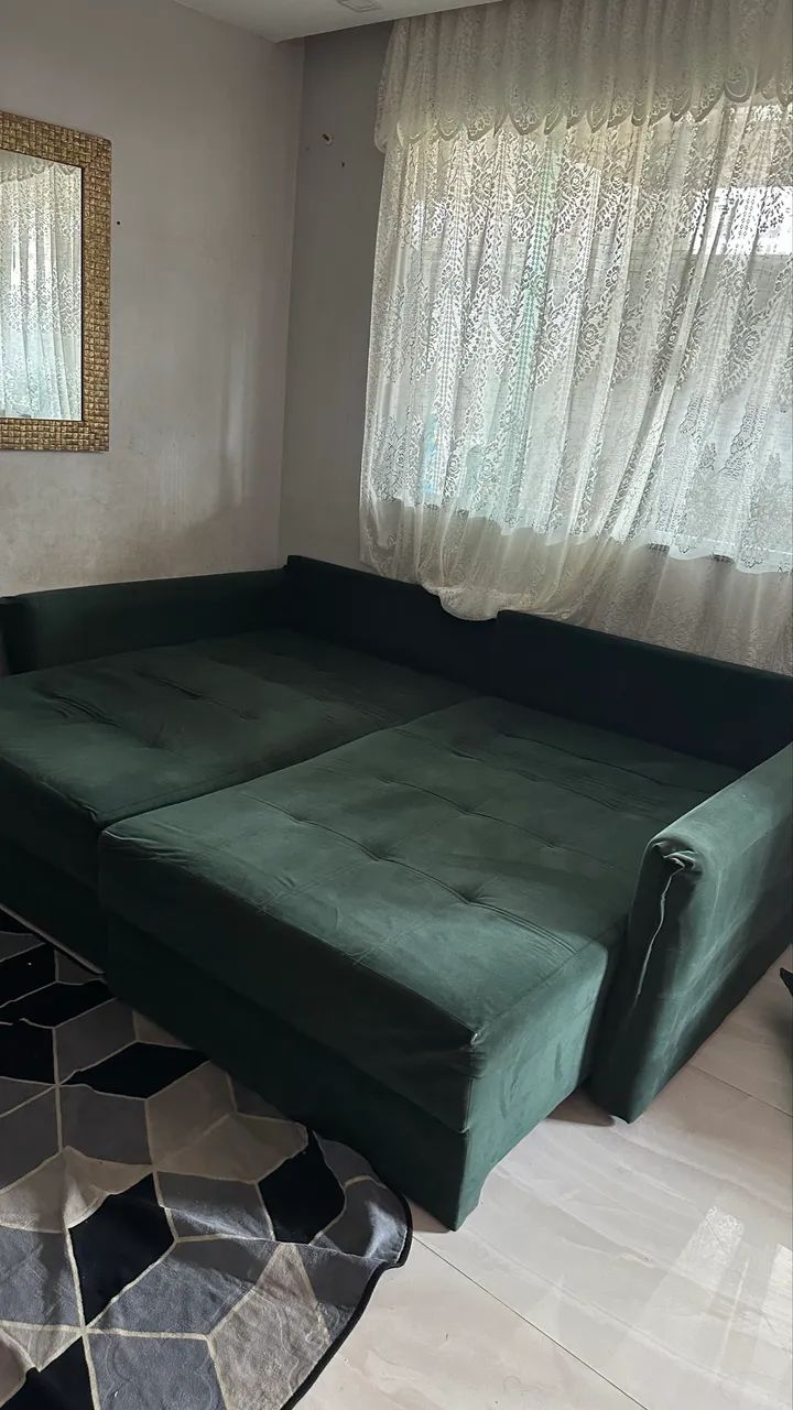 Sofá cama em ótimo estado, com molas e espuma D33 - Foto 3