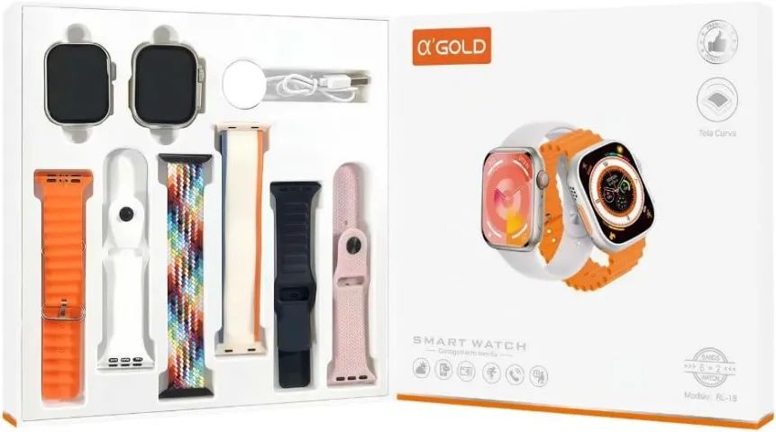 Smartwatch RL-18 X Gold (Novo) - Foto 2