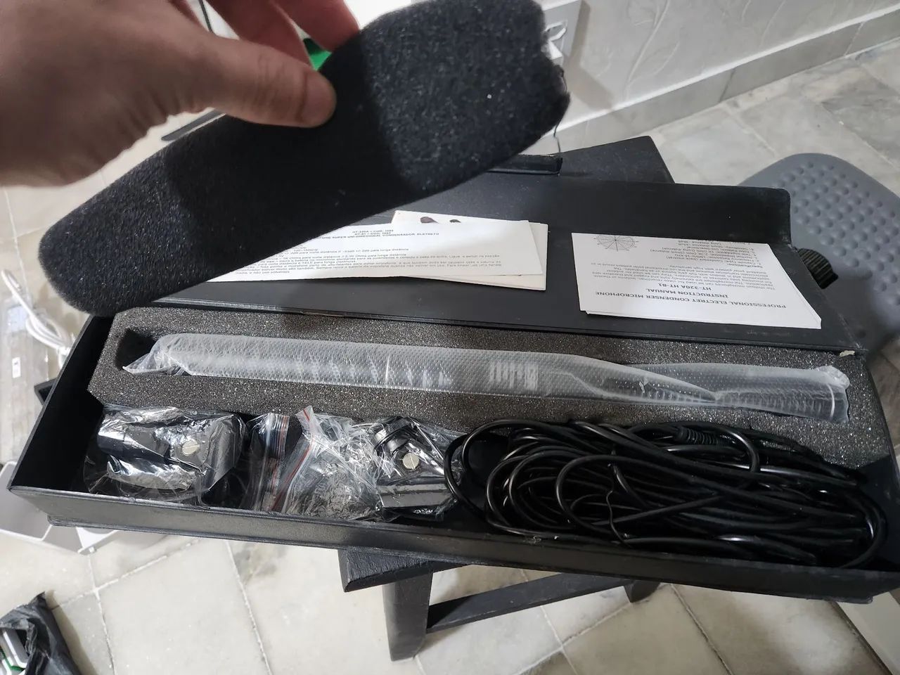 Microfone Shotgun Profissional CSR HT-81 - Foto 3