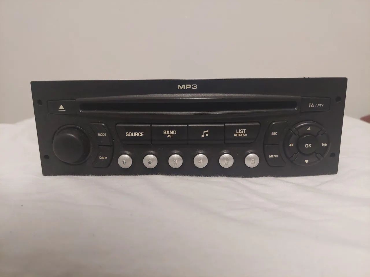 Rádio CD/Player Original PSA 307 RD4 com MP3 Peugeot Citroen