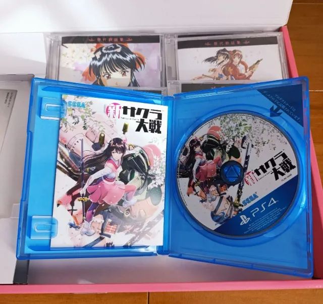 PS4 Shin Sakura Wars Edição Limitada Japonesa + 6 CDs e Artbook