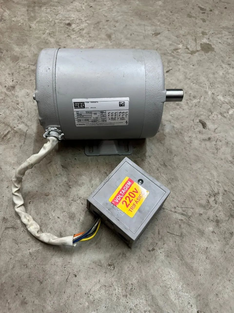 Motor Trifásico P/ Elevador Automotivo 4cv Weg Original Novo 220v/380v