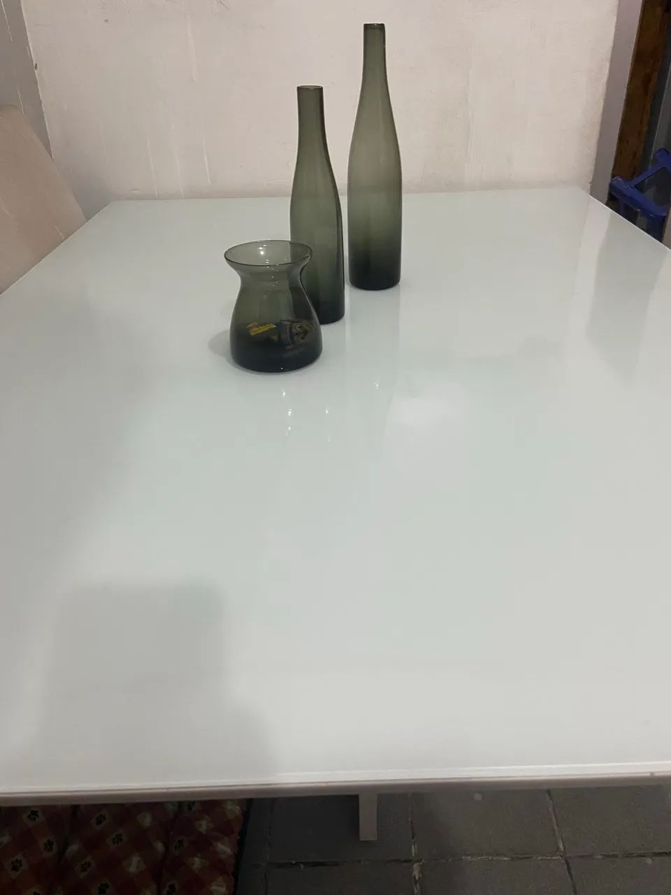Mesa branca laqueada 4 cadeiras64985861090050121