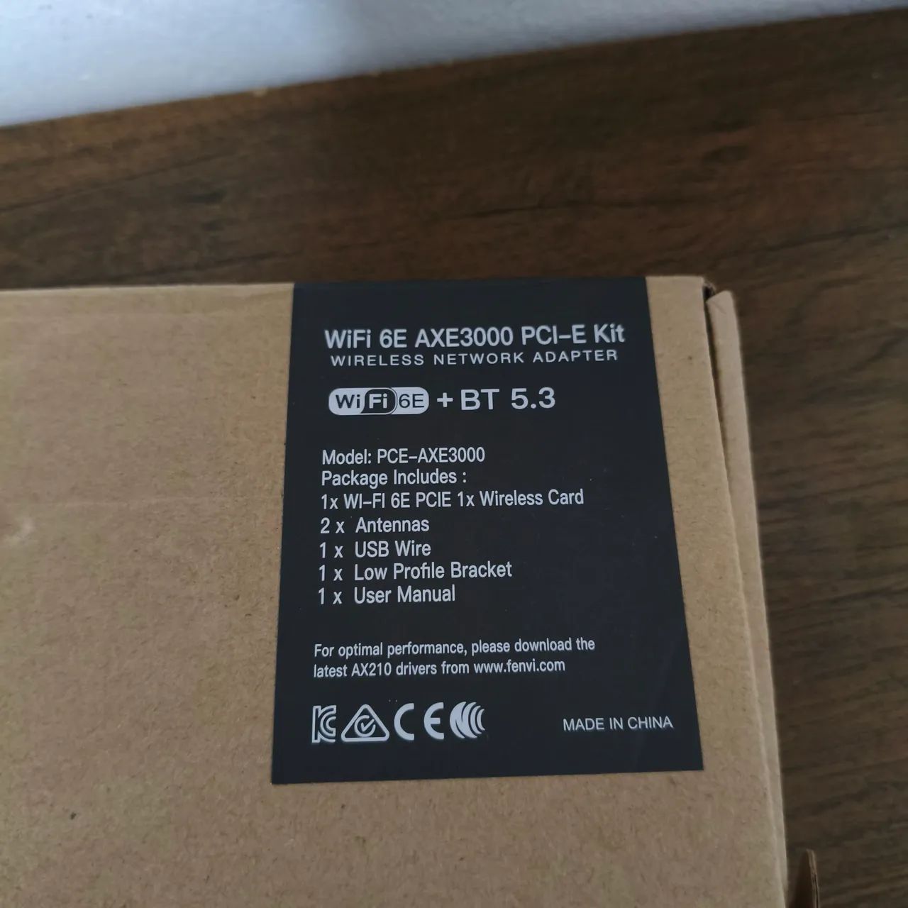 Placa de Rede Wi-Fi Fenvi 6E AXE3000 - Foto 2