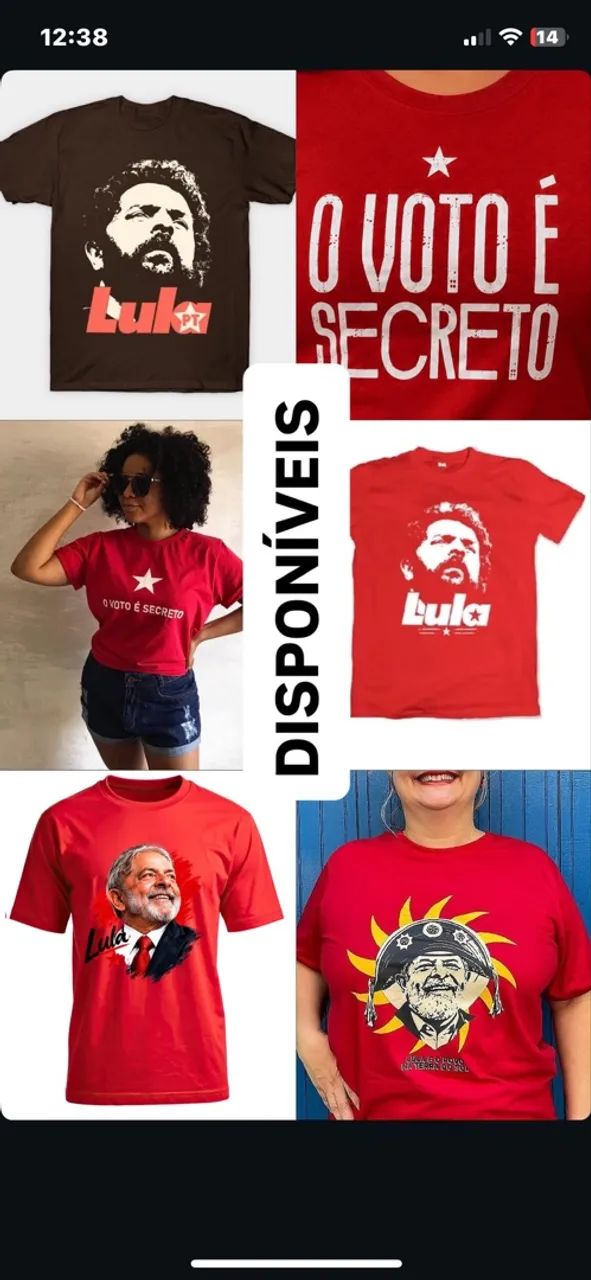 Camisa de Lula 13 / eleições  - Foto 2