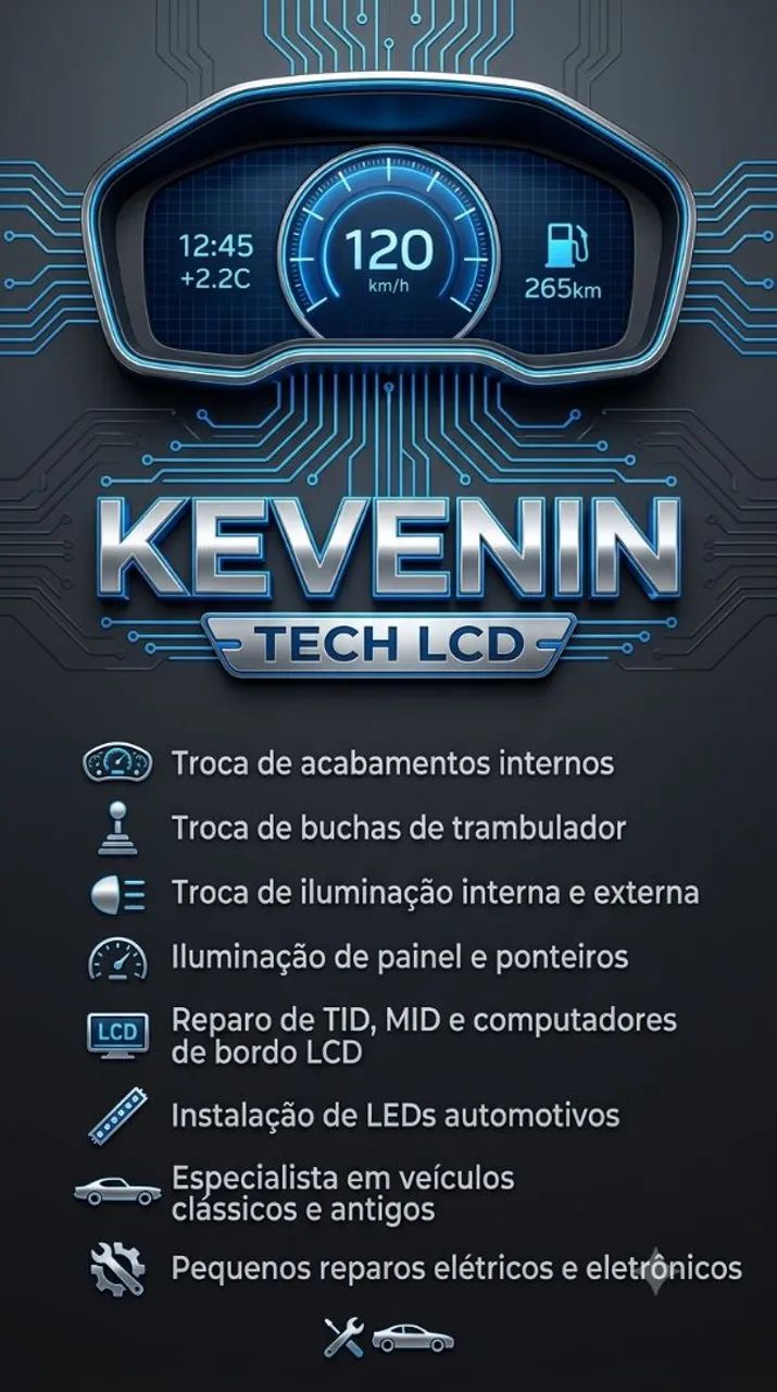 REPAROS EM TID/MID/COMPUTADOR DE BORDO. DIAGNÓSTICO SCANNER