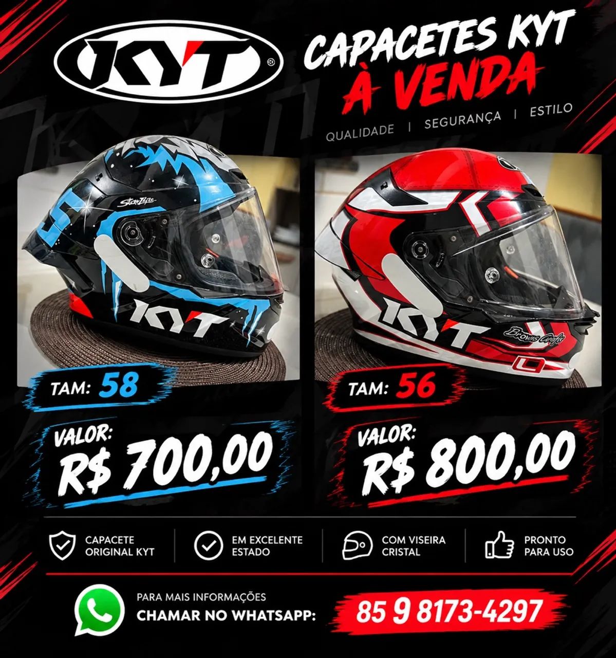 CAPACETE KYT