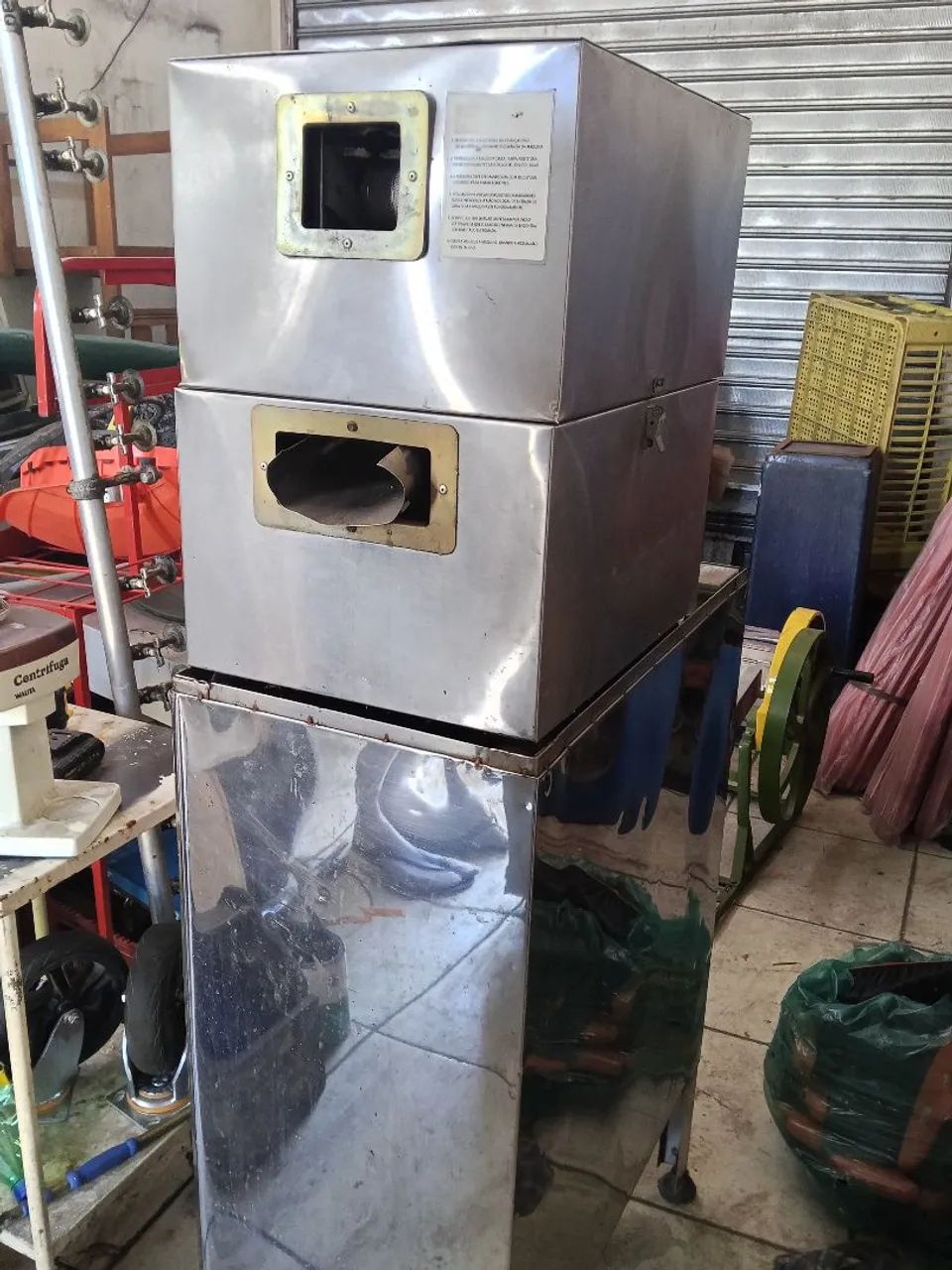 máquina de caldo de cana + carrinho
