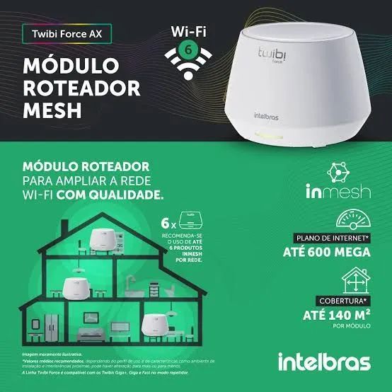 Roteador Twibi Force AX Wifi 6