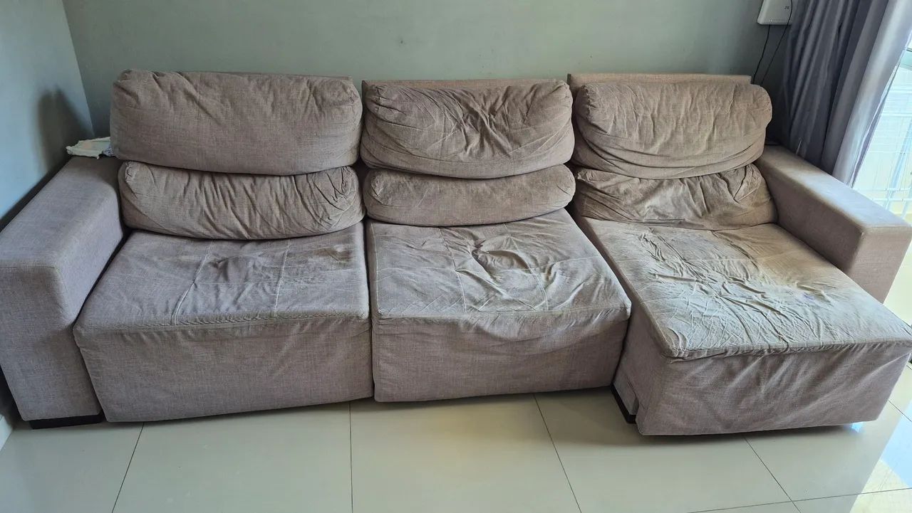 Sofá 2,90 retrátil e reclinável  - Foto 3