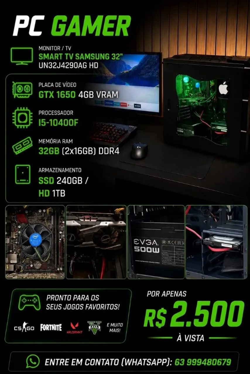 vendo computador completo 