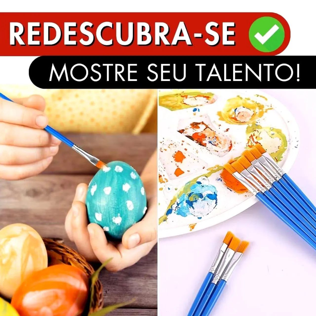 Pincéis para pintura artística 50 unidades - Foto 5