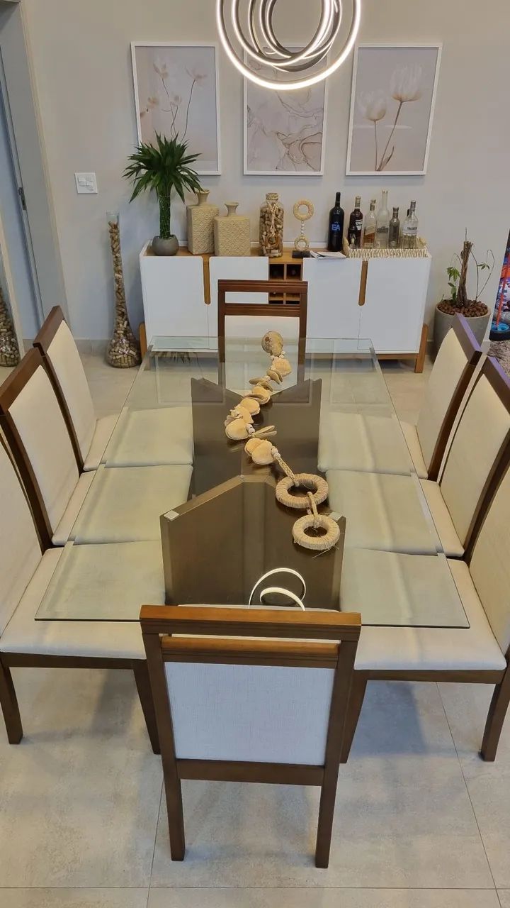 Mesa de Jantar 180x100 cm - 8 cadeiras - Foto 3