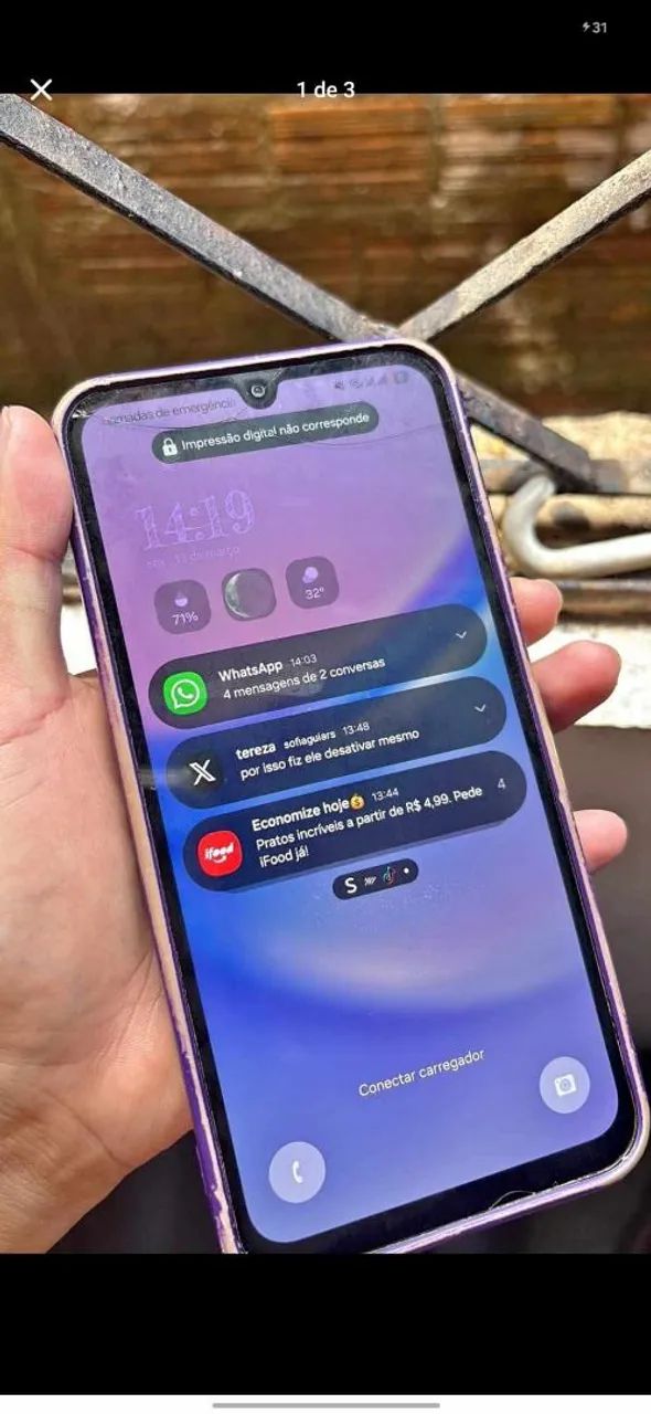 Celular a15 nfc  pra vender ou trocar 