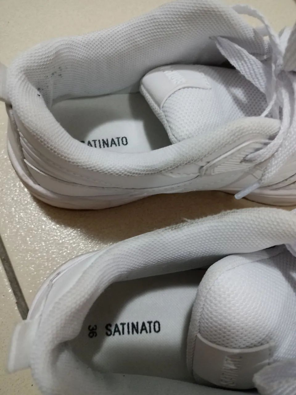 Tênis branco n36 - Foto 3