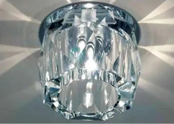 Luminária de teto embutido Stella cristal 