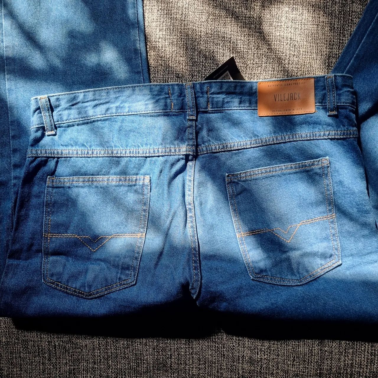 Calça jeans masculina Vilejack 44 nova - Foto 2