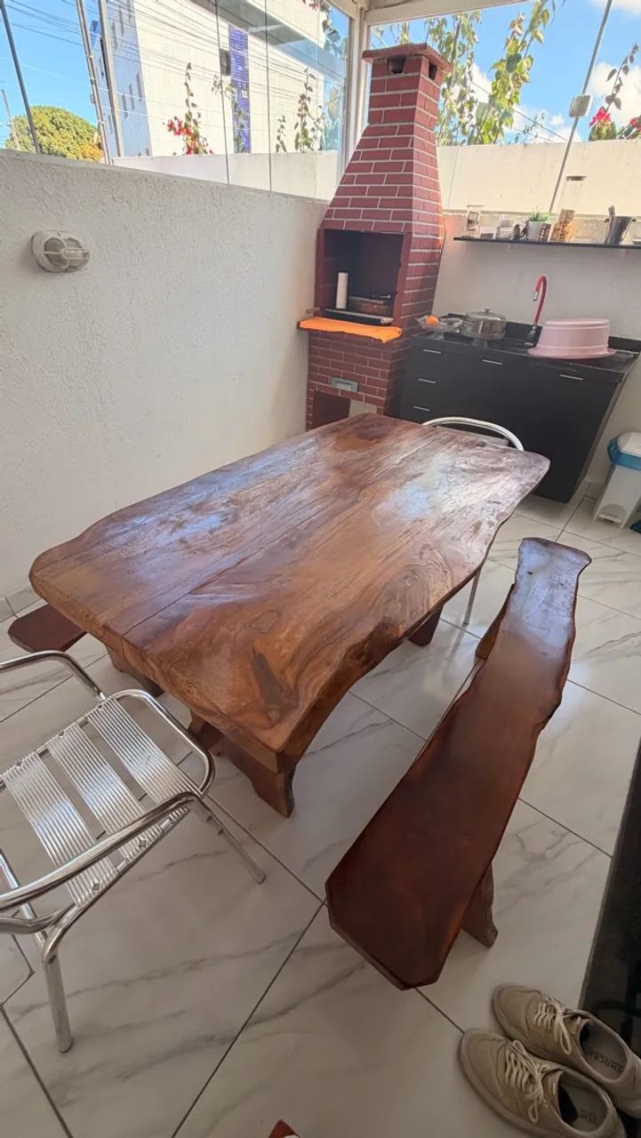 Vendo mesa de madeira  - Foto 3