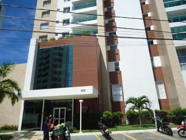 Apartamento semi-mobiliado no cond. Terracos Beira Mar, 2 Suites
