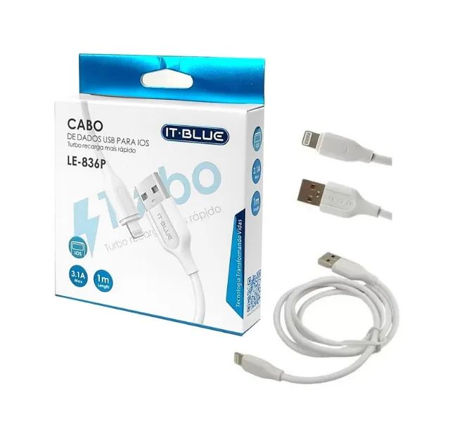 Cabo de Dados e carregar Iphone Lelong LE-836P - Foto 3