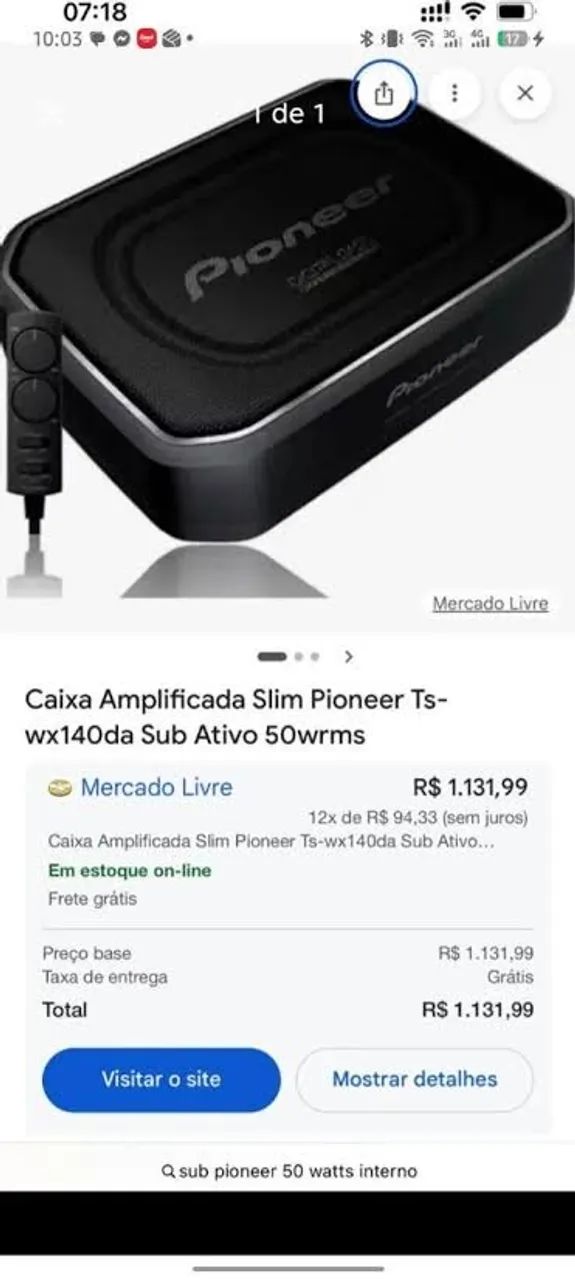 Sub interno Pioneer! No precinho - Foto 2