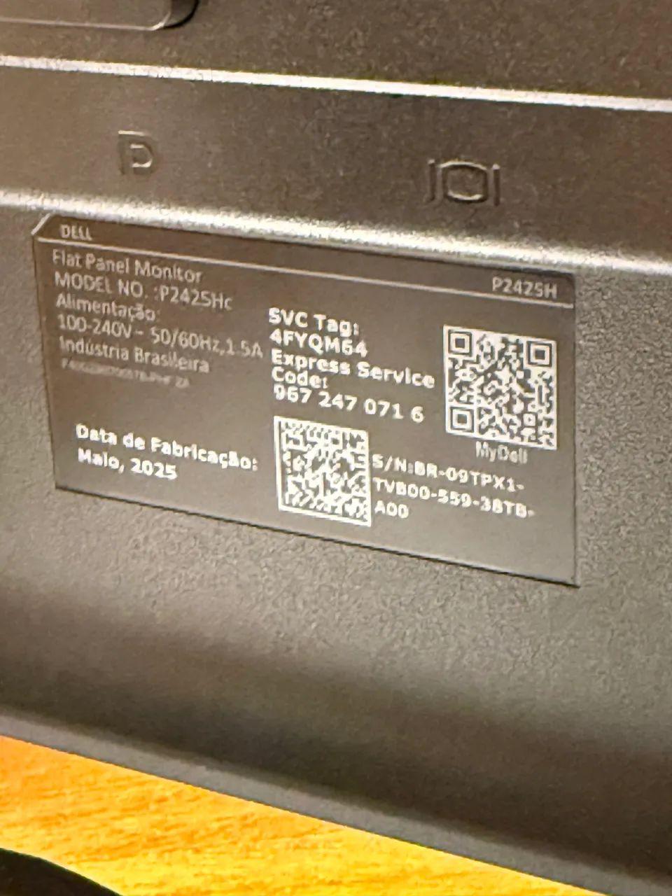 Monitor Dell De 24 - P2425h - Foto 3