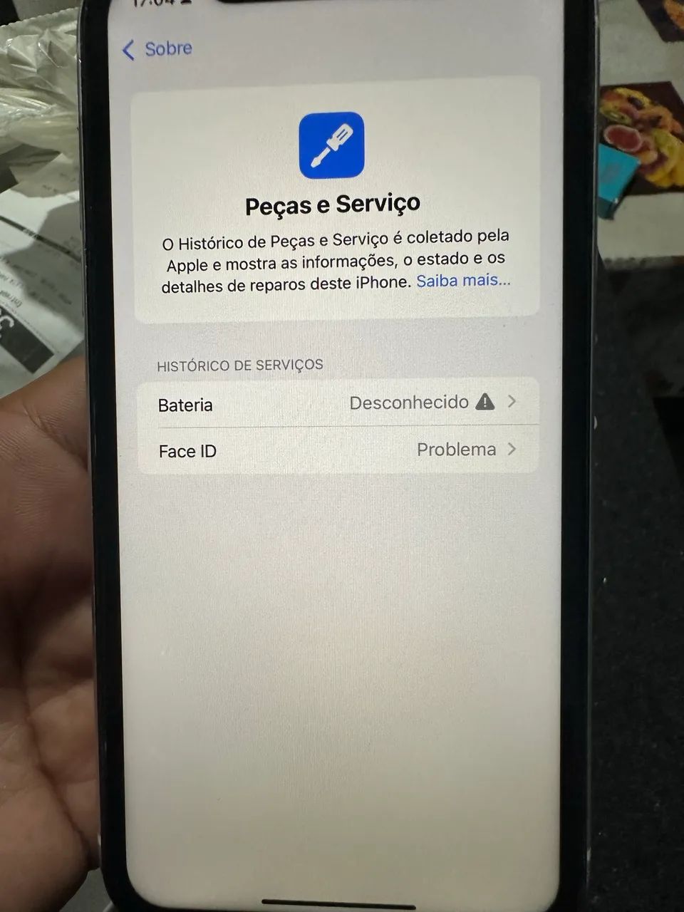 Vendo iPhone XR pra retirada de peças ele é baypes não pode formata Face ID off  - Foto 3