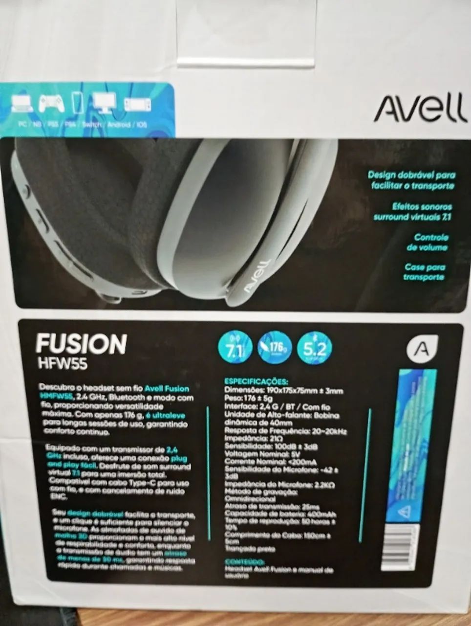 Headset Avell HFW55 - Foto 5